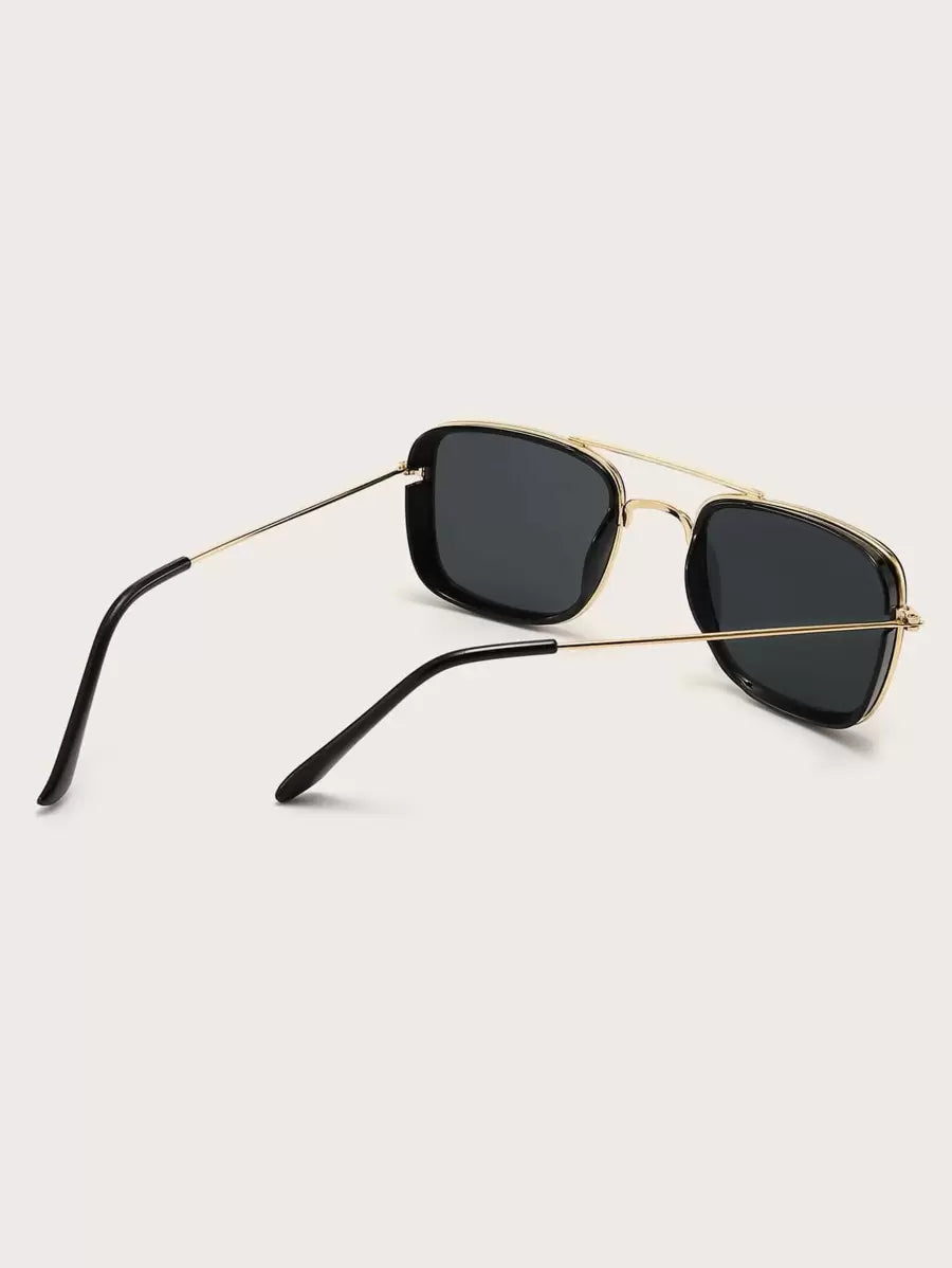 1pair Men Top Bar Aviator Fashion Glasses For Daily Life Elegant Shades Accessories Beach Accessories Glasses Shades Looks Street Style And Suit For Sweater Jacket Sweatshirt Hoodie Leather Pants And Cargo Pantsbeachtoys
