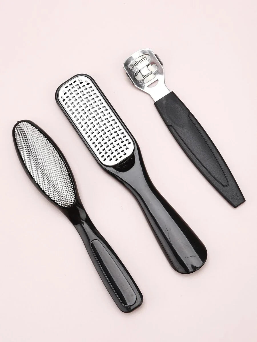 Pedicure Kits10pcs Professional Pedicure Tools Foot Rasp Foot Dead Skin Remover For Home & Salon Care,Foot File, Foot Callus Remover,Black Home Pedicure Kit,Foot Care Kit,Pedicure Kit For Foot Spa,Foot Scrubber Tool,Foot Spa Tool,Manicure Tool Kit,Foot De