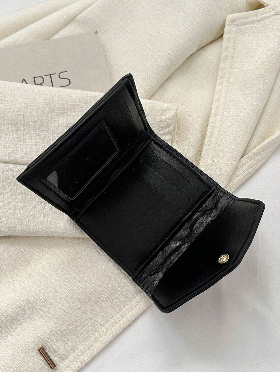 Women's Quilted Rhinestone Fashion Short Wallet For Women Wallet Purse Wallet Small Wallet