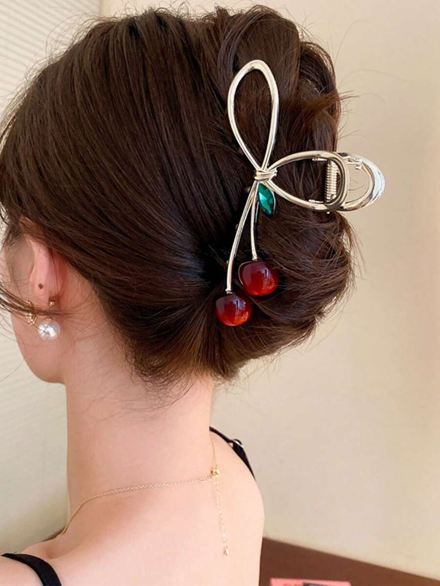Flower Design Hair Claw Tulip Flower Large Hair Claw Clips For Women Girls 90s Non Slip Strong Hold Metal Jaw Clips Hair Barrettes Hair Clamps For Thick Thin Curly Hair Boho Valentine's Day Summer