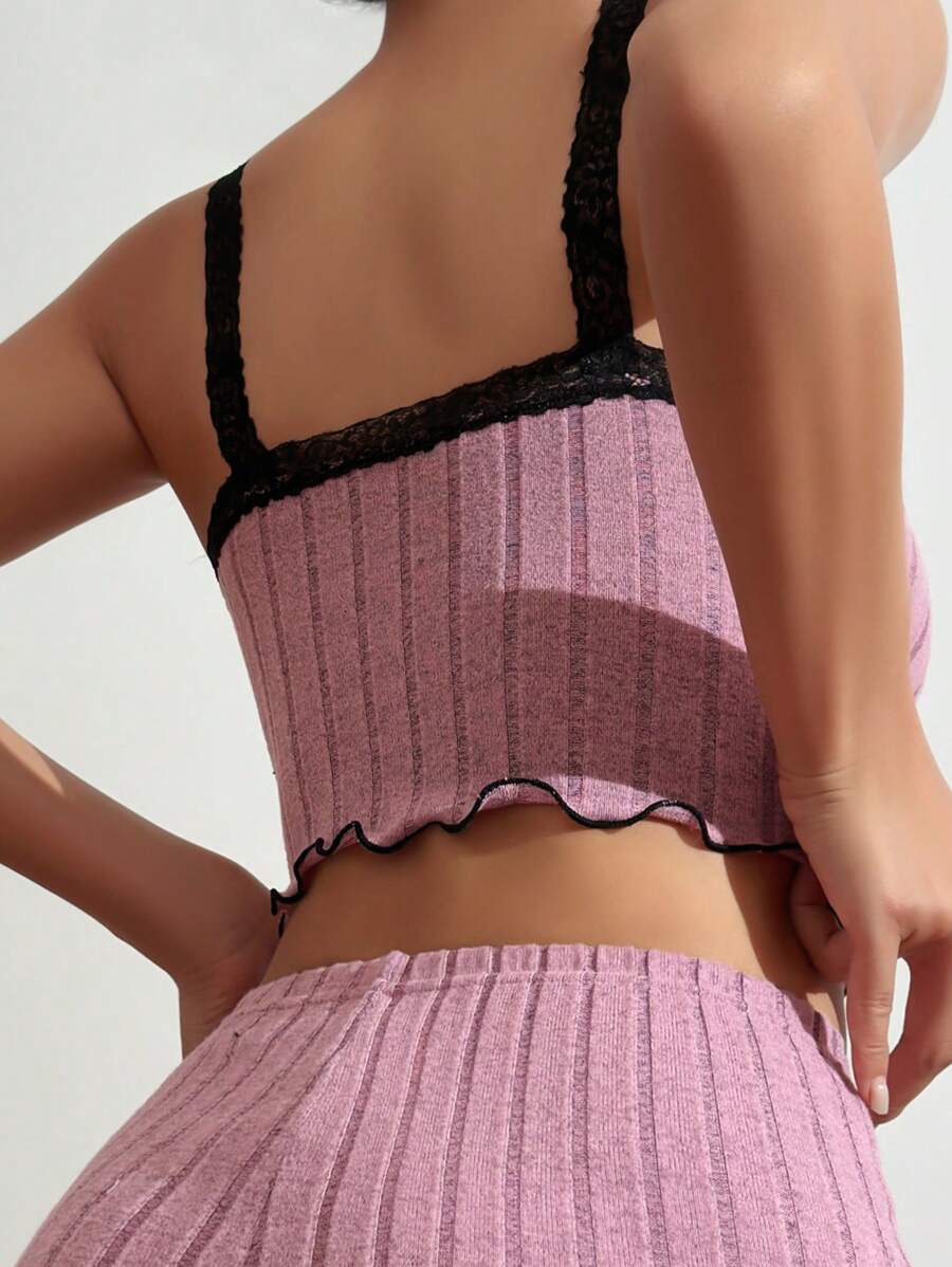 Women's Cami Pajama Top Underwear Sleepwear