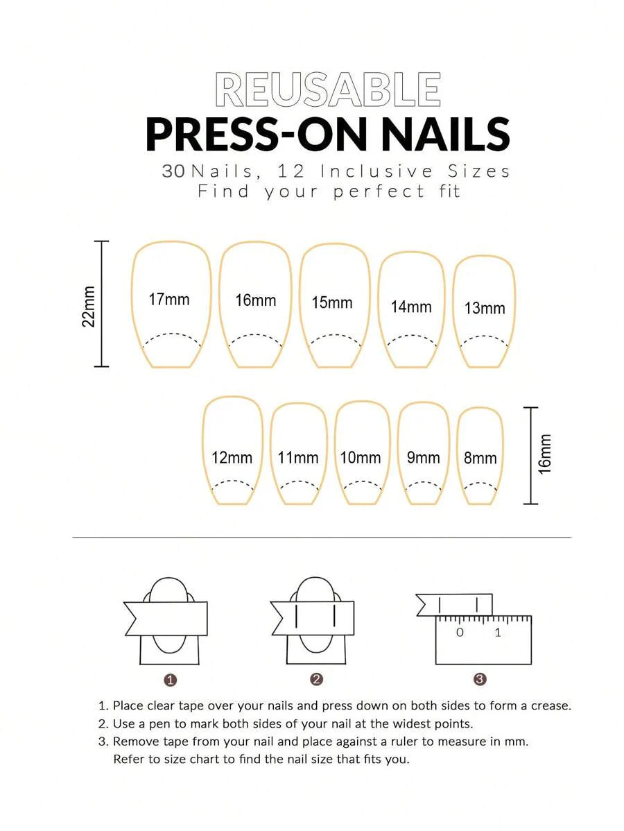 30pcs Short Coffin Shaped Cherry Red Solid Color Press On Nails, With 1pc Nail File And 1pc Jelly Glue