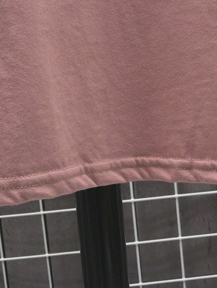 Manfinity Homme Men's Solid Color Round Neck Short Sleeve T-Shirt