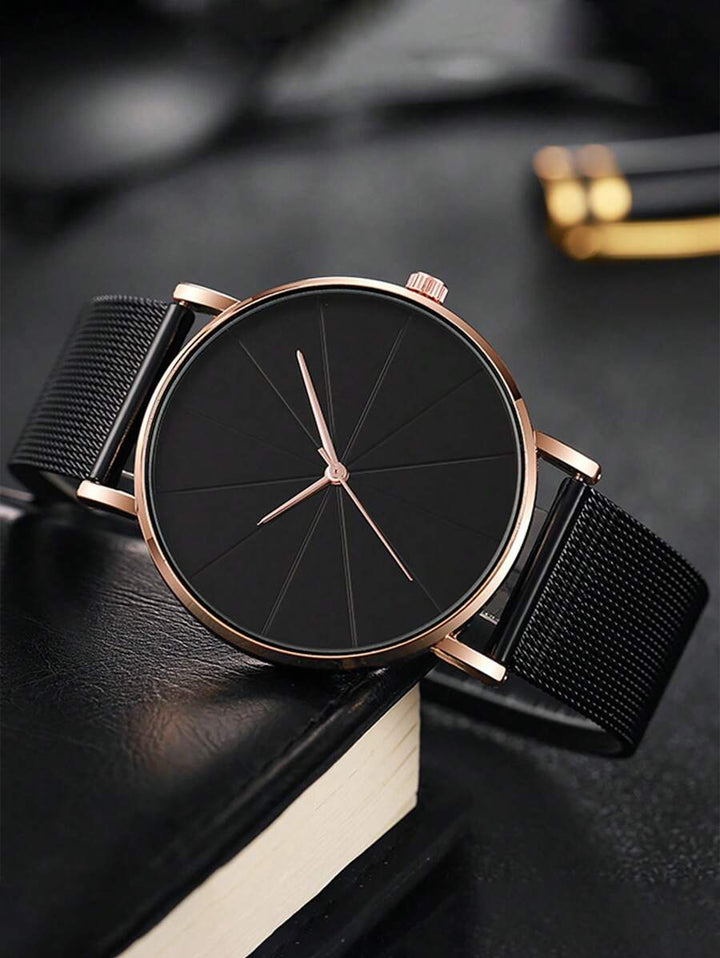 1pc Men's Casual Sports Quartz Watch With Alloy Strap, Suitable For Daily Wear
