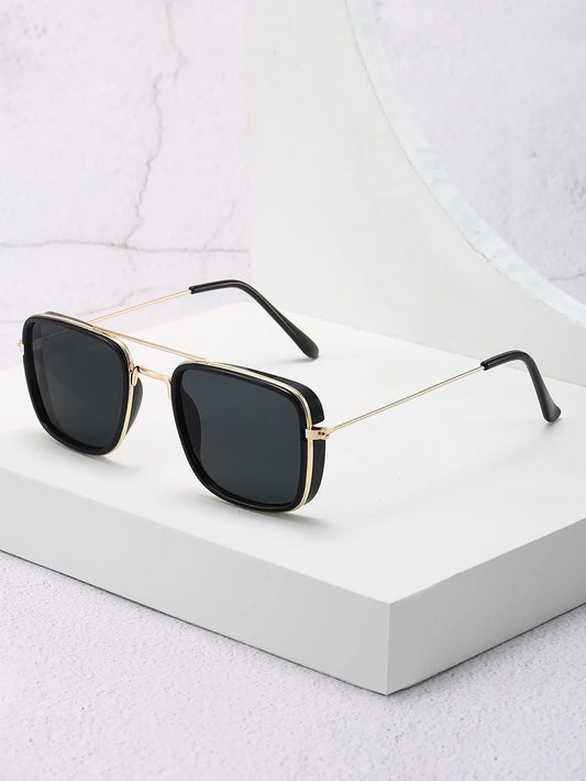 1pair Men Top Bar Aviator Fashion Glasses For Daily Life Elegant Shades Accessories Beach Accessories Glasses Shades Looks Street Style And Suit For Sweater Jacket Sweatshirt Hoodie Leather Pants And Cargo Pantsbeachtoys