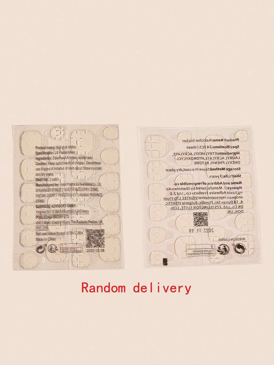 Upgrade Your Look With 24pcs Long Coffin Faux Pearl Decor Full Cover Fake Nail Set Press On Nails Nail Supplies