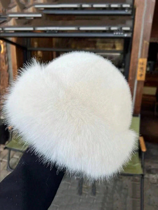 New Plush Mongolian Hat Ladies Autumn AndWinter Cold Warm Atmosphere With Cute PlushHats