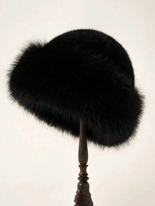 New Plush Mongolian Hat Ladies Autumn AndWinter Cold Warm Atmosphere With Cute PlushHats