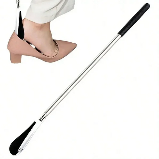 1/2pcs Stainless Steel Extra Long Retractable Shoe Horn, Shoe Lifting Tool