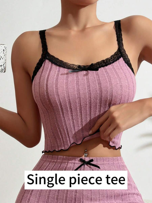 Women's Cami Pajama Top Underwear Sleepwear